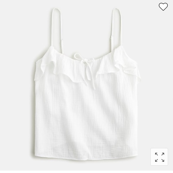 J. Crew Tops - Nwt J Crew Ruffled Camisole
